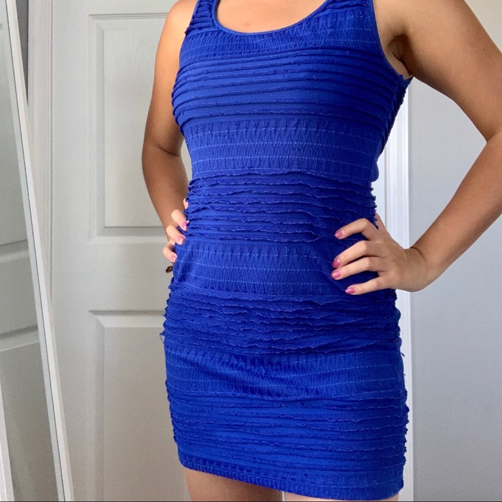 Royal blue mini dress!